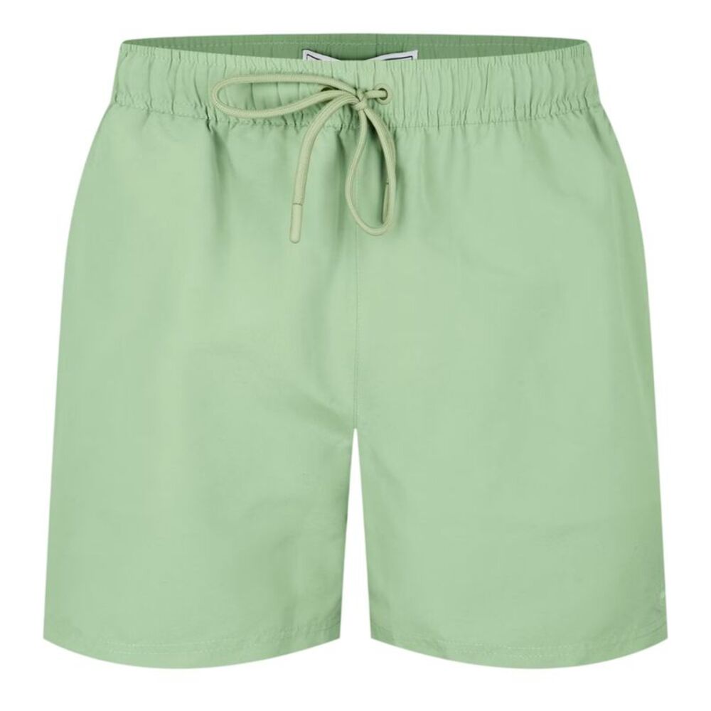 Jack Wills Mens Embroidered Logo Mid Length Swim Shorts / Mid Green
